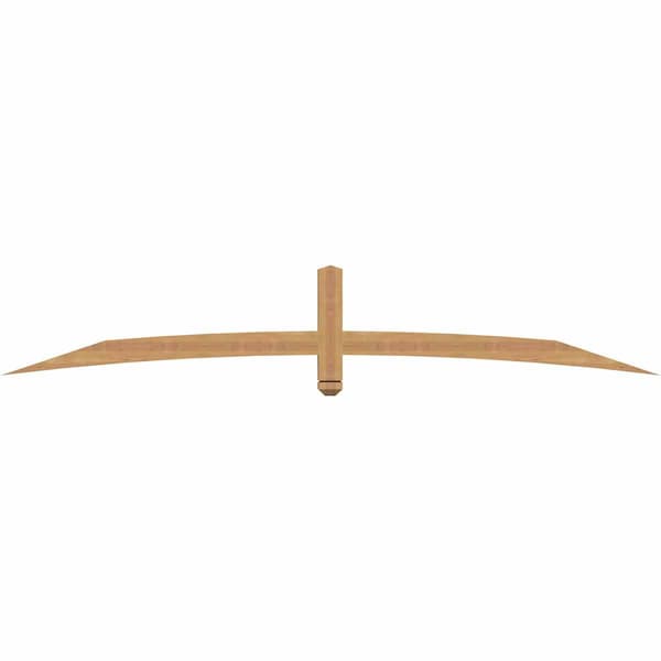 Ekena Millwork Bellingham Timber Gable Bracket, Western Red Cedar, 96"W x 16"H x 3 1/2"D x 3 1/2"F, 4/12 Pitch GBW096X16X0404BEL00SWR - main